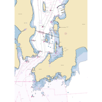 Ida Lewis Yacht Club (Newport, RI) NOAA Chart  Gaming Mouse Pad