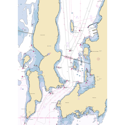 Jamestown Yacht Club (Jamestown, RI) NOAA Chart  Gaming Mouse Pad