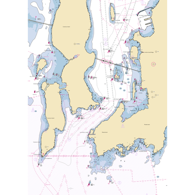 Clark Boat Yard & Marine Works (Jamestown, RI) NOAA Chart  Gaming Mouse Pad