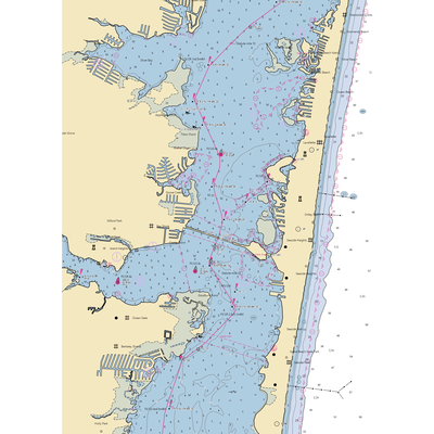 East Dover Marina (Brick, NJ) NOAA Chart  Gaming Mouse Pad