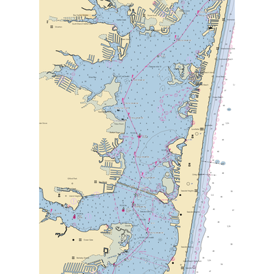 Hobby Lobby Marine (Island Heights, NJ) NOAA Chart  Gaming Mouse Pad