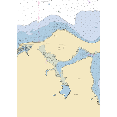 Village of Bayville (Cold Spring Harbor, NY) NOAA Chart  Gaming Mouse Pad