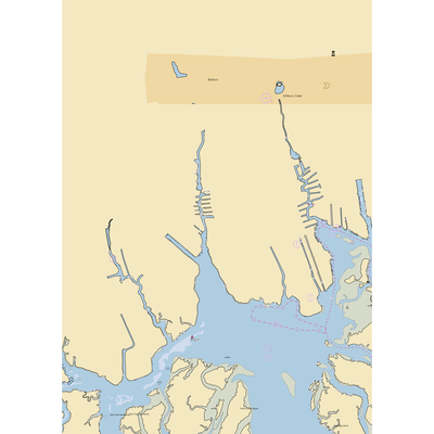 The Mooring (Baldwin, NY) NOAA Chart  Gaming Mouse Pad