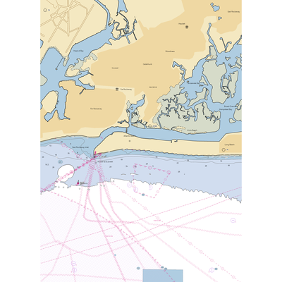 Eddie's Marine Svce Corp (Garden City, NY) NOAA Chart  Gaming Mouse Pad