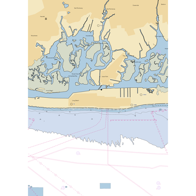 Ultzen Boat Service (Island Park, NY) NOAA Chart  Gaming Mouse Pad