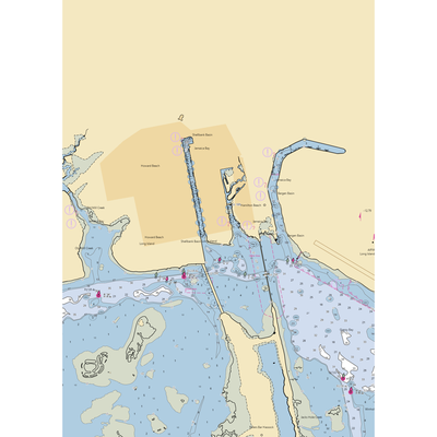 L'il Cricket Marina (Howard Beach, NY) NOAA Chart  Gaming Mouse Pad