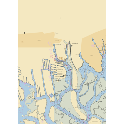 Freeport Motor Inn & Boatel (Freeport, NY) NOAA Chart  Gaming Mouse Pad