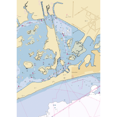 Bay Breeze Marina (Far Rockaway, NY) NOAA Chart  Gaming Mouse Pad