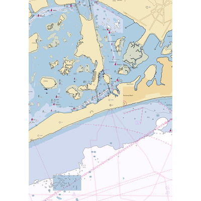 Ebb-Tide Marina (Far Rockaway, NY) NOAA Chart  Gaming Mouse Pad