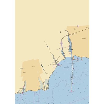 Corey North Marina (Blue Point, NY) NOAA Chart  Gaming Mouse Pad