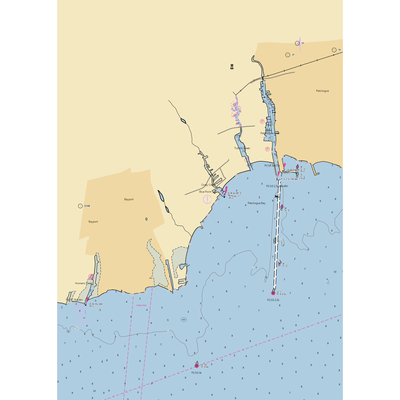 Blue Point Marina Inc (Blue Point, NY) NOAA Chart  Gaming Mouse Pad