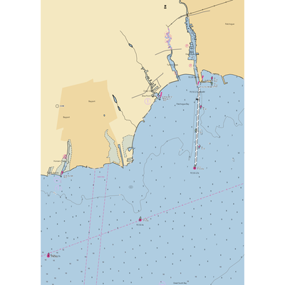 Sayville Yacht Club (Blue Point, NY) NOAA Chart  Gaming Mouse Pad