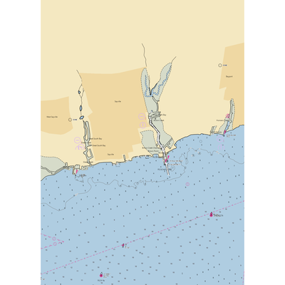 Westin's Marine Center (Sayville, NY) NOAA Chart  Gaming Mouse Pad