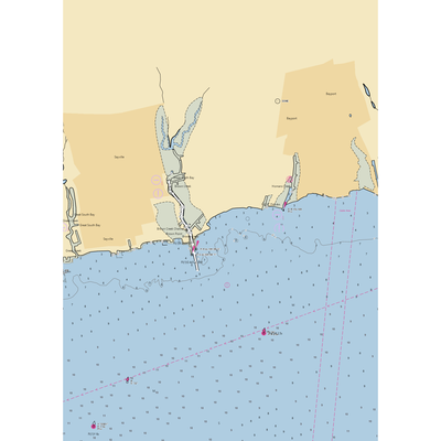 Land's End Motel & Marina (Sayville, NY) NOAA Chart  Gaming Mouse Pad