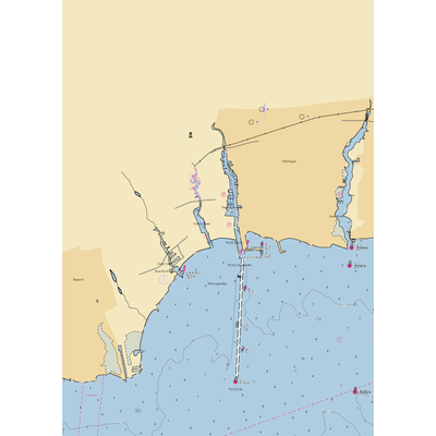 Leeward Cove Marina South (Blue Point, NY) NOAA Chart  Gaming Mouse Pad