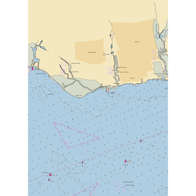 West Sayville Boat Basin (West Sayville, NY) NOAA Chart  Gaming Mouse Pad