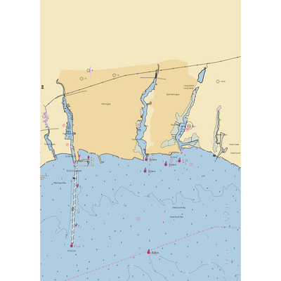 White Water Marine Service (Blue Point, NY) NOAA Chart  Gaming Mouse Pad