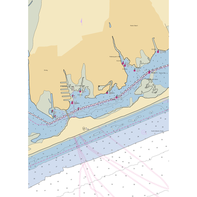 E&P Marine Services (Blue Point, NY) NOAA Chart  Gaming Mouse Pad