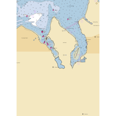 Centerport Boatworks (Centerport, NY) NOAA Chart  Gaming Mouse Pad