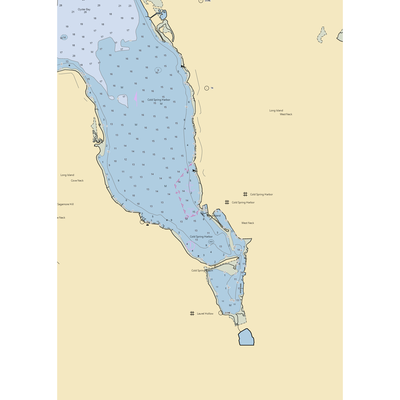Cold Spring Harbor Beach Club (Cold Spring Harbor, NY) NOAA Chart  Gaming Mouse Pad