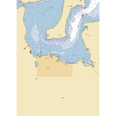 Oyster Bay Marine Center & Cooper Bluff (Cold Spring Harbor, NY) NOAA Chart  Gaming Mouse Pad