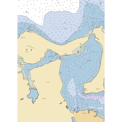 Bridge Marina (Cold Spring Harbor, NY) NOAA Chart  Gaming Mouse Pad