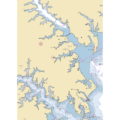 Spa Creek Marina (Annapolis, MD) NOAA Chart  Gaming Mouse Pad