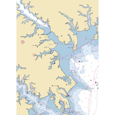 Annapolis Marriott Waterfront Hotel (Annapolis, MD) NOAA Chart  Gaming Mouse Pad