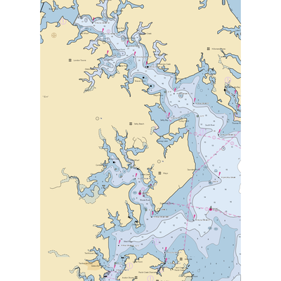 Holiday Hill Marina (Churchton, MD) NOAA Chart  Gaming Mouse Pad