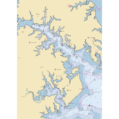 Selby Bay Marina (Churchton, MD) NOAA Chart  Gaming Mouse Pad