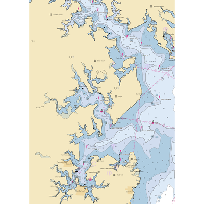 Harmony Marina (Churchton, MD) NOAA Chart  Gaming Mouse Pad