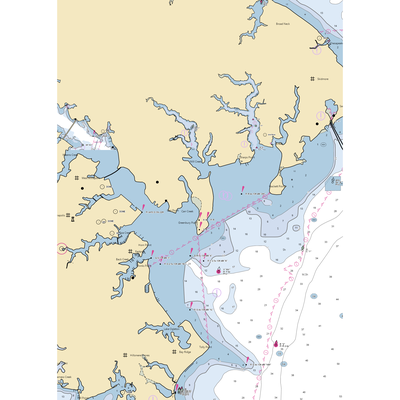 Carr Creek Marina (Annapolis, MD) NOAA Chart  Gaming Mouse Pad