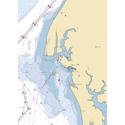 Bayside Marina (Rock Hall, MD) NOAA Chart  Gaming Mouse Pad