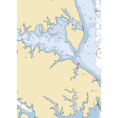 Fairwinds Marina (Annapolis, MD) NOAA Chart  Gaming Mouse Pad