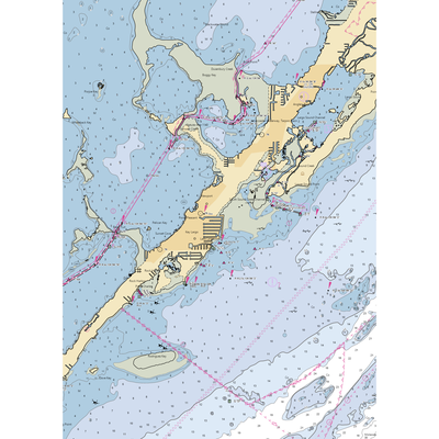 Key Largo Fisheries Marina (Islamorada, FL) NOAA Chart  Gaming Mouse Pad