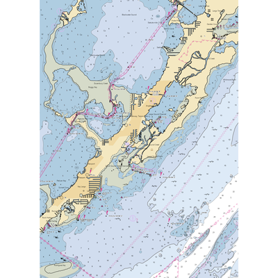 Key Largo Kampground & Marina (Islamorada, FL) NOAA Chart  Gaming Mouse Pad