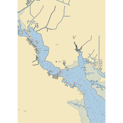 Gulf Coast Marine Center II (Port Charlotte, FL) NOAA Chart  Gaming Mouse Pad