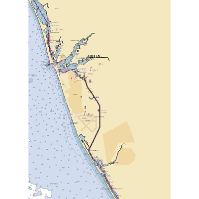 MarineMax Venice (Englewood, FL) NOAA Chart  Gaming Mouse Pad