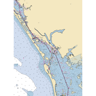 Eldred's Marina (Placida, FL) NOAA Chart  Gaming Mouse Pad