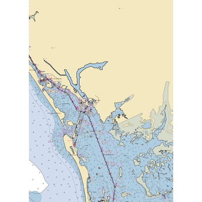 Gasparilla Marina (Placida, FL) NOAA Chart  Gaming Mouse Pad