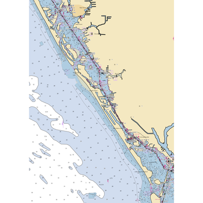 Cape Haze Marina (Rotonda West, FL) NOAA Chart  Gaming Mouse Pad