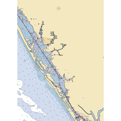 Stump Pass Marina (Rotonda West, FL) NOAA Chart  Gaming Mouse Pad