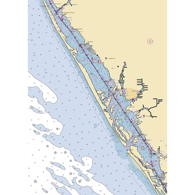 Chadwick Cove Marina (Rotonda West, FL) NOAA Chart  Gaming Mouse Pad