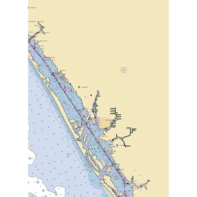 Harbor at Lemon Bay (Rotonda West, FL) NOAA Chart  Gaming Mouse Pad