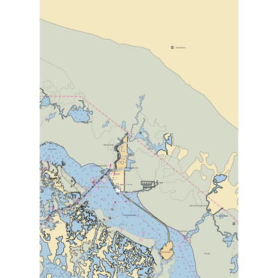 Everglades Isle Luxury Motor Coach Retreat & Marina (Everglades City, FL) NOAA Chart  Gaming Mouse Pad