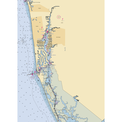 Southpointe At Windstar Marina (Naples, FL) NOAA Chart  Gaming Mouse Pad