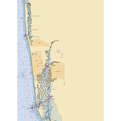 Naples Land and Sea (Naples, FL) NOAA Chart  Gaming Mouse Pad