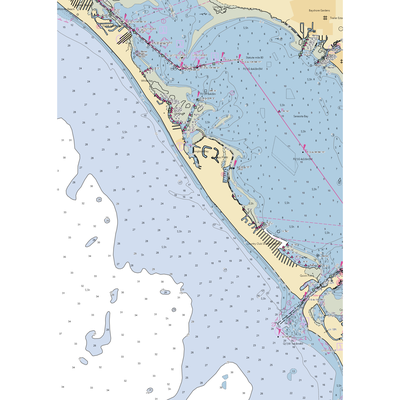 Longboat Key Club Moorings (Bradenton, FL) NOAA Chart  Gaming Mouse Pad