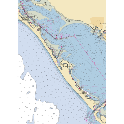 The Dock on the Bay (Bradenton, FL) NOAA Chart  Gaming Mouse Pad