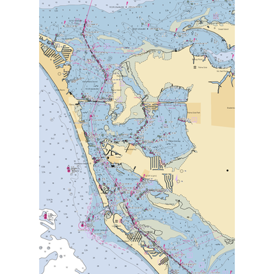 Parrot Cove Marina (Cortez, FL) NOAA Chart  Gaming Mouse Pad